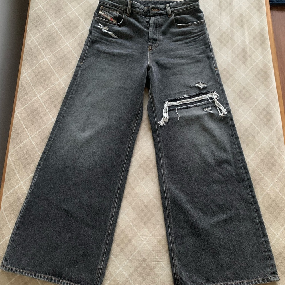 Diesel Relaxed Grey Jeans